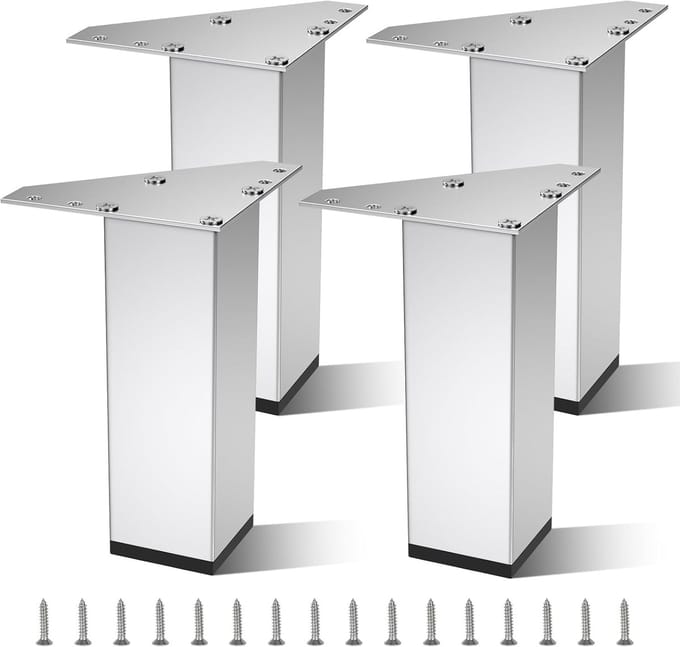 Meubelpoten aluminiumlegering vierkant profiel meubelpoten