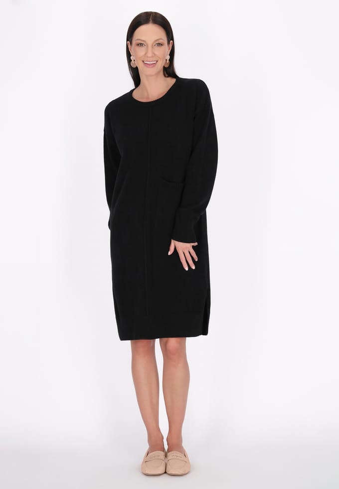 usha Jurk Dames zwart