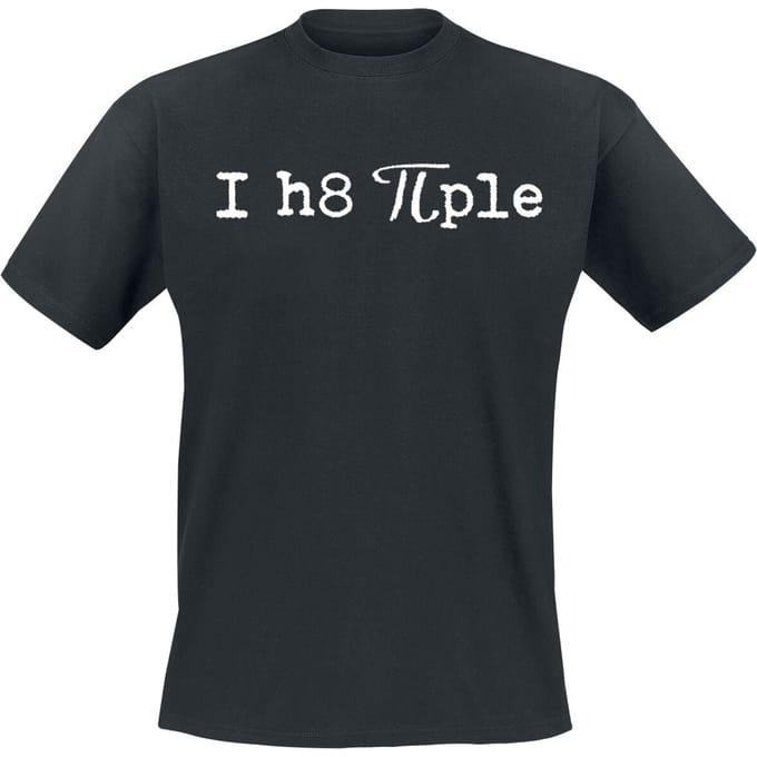 Sprüche - Fun T-shirt - I Hate People - M tot 4XL - voor Mannen - zwart