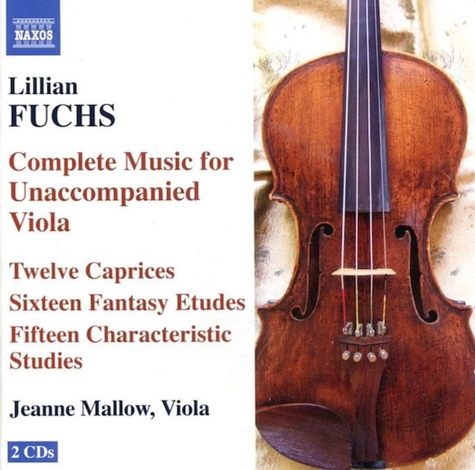 Jeanne Mallow - Fuchs: Complete Music For Unaccompanied Viola (2 CD)