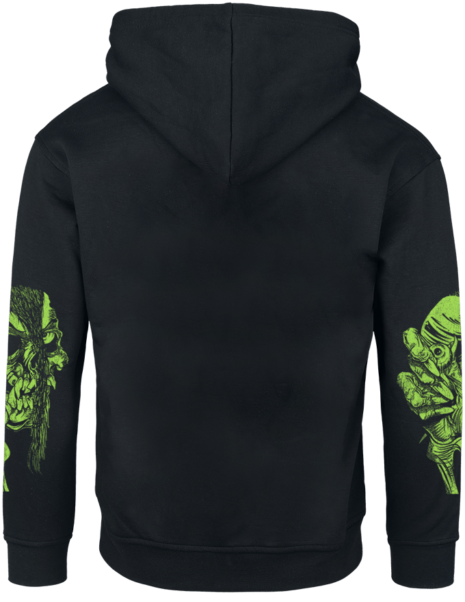 Misfits Trui met capuchon - DDD My Darling - S tot 5XL - voor Mannen - zwart