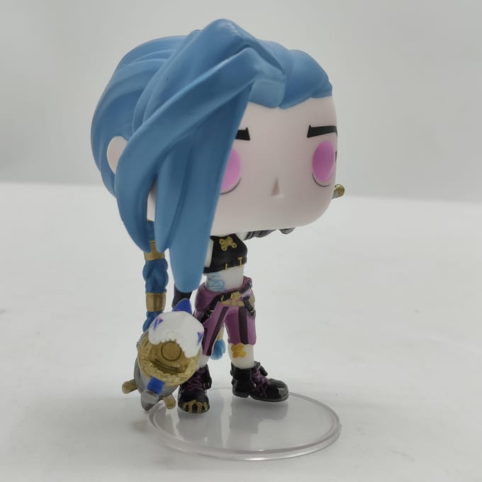 Arcane 1602 Jinx Game Peripherals Actiefiguur Vinyl Figuur Poppen Verzameling Model Speelgoed With Box gray