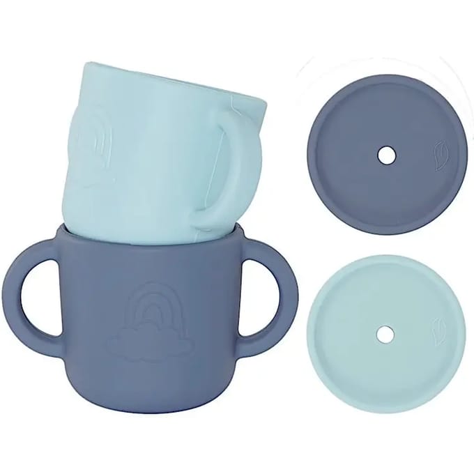 Bekers - Met - Deksel - 2 St - Dusk & Sky