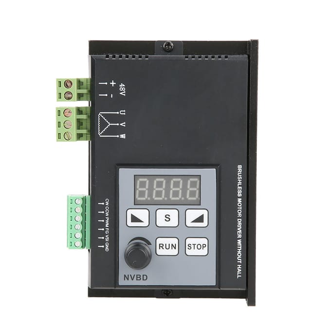 400W Borstelloze Spindelmotor NVBDL Driver Kit Zonder Hall voor CNC Machine