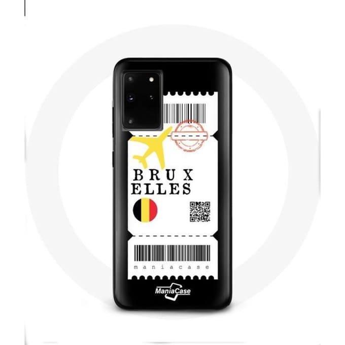 Case voor Samsung Galaxy S11 Plus Vliegticket Brussel België
