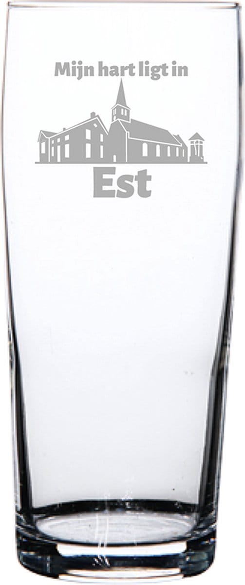 Gegraveerde bierfluitje 19cl Est