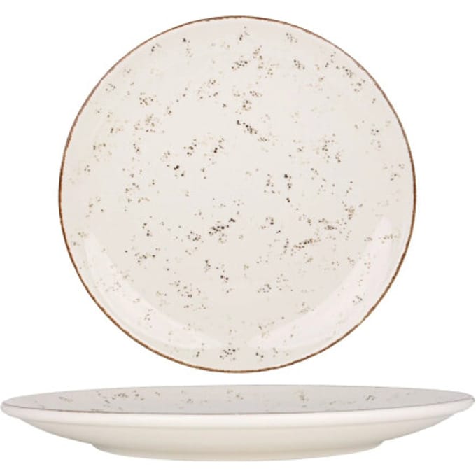 Bonna Dinerbord - Grain - Porselein - 27 cm - set van 6
