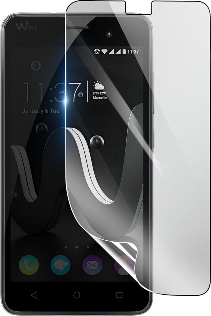 3mk, Geschikt voor Wiko Jerry, Schokbestendige Hydrogel Screenprotector, Transparant