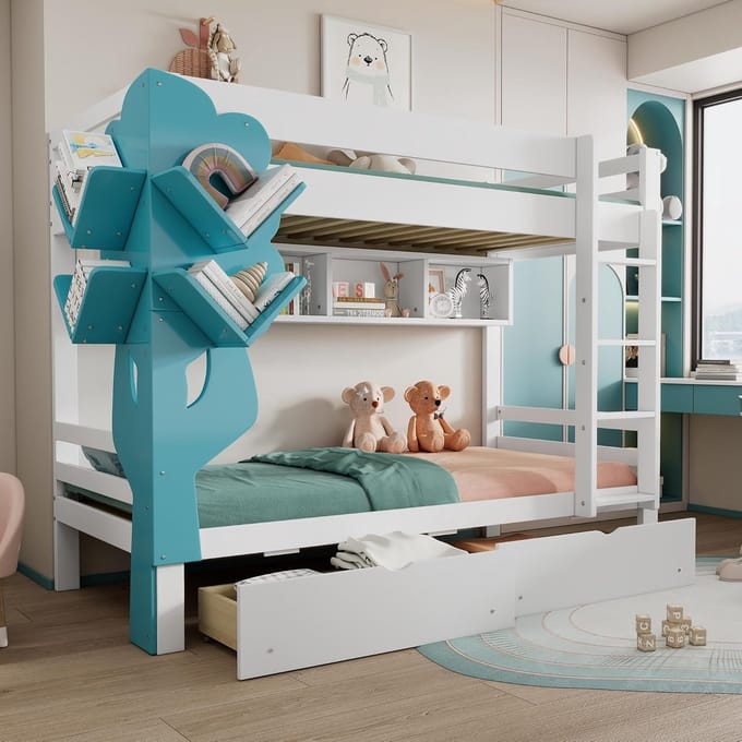 Ladekast - 90x200 cm - Wit - Novihome