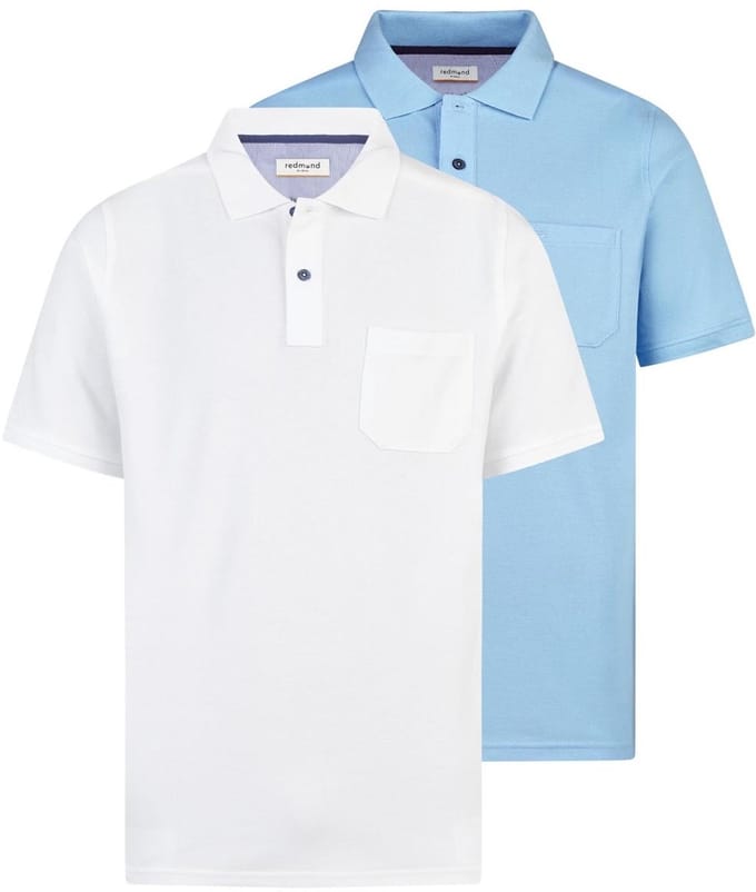 Redmond Heren poloshirt 2 pack Basic