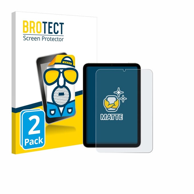 BROTECT - Screenprotector voor Apple iPad Mini 6 WiFi 2021 - Folie Beschermfolie matte 2 Stuks