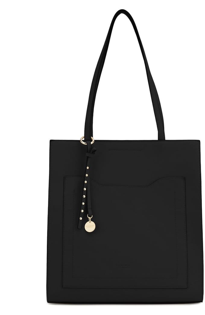SEIDENFELT MANUFAKTUR Senja Shopper Black Zwart