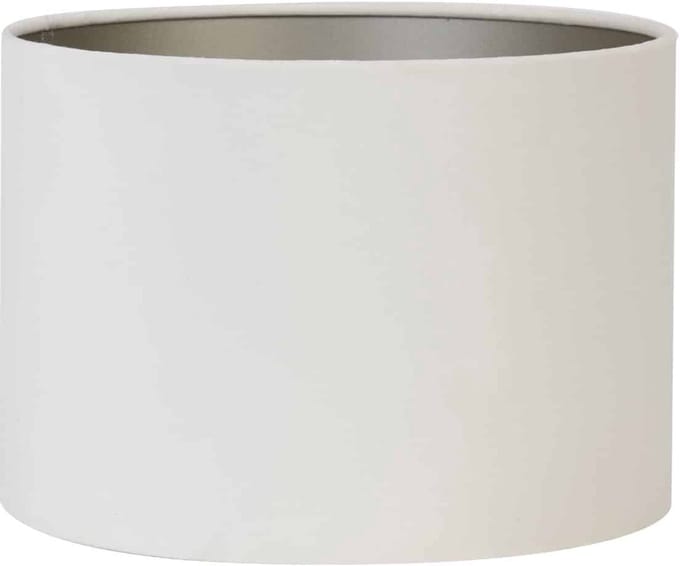 Light & Living Lampenkap Velours - Wit - 25x25x18cm - Modern