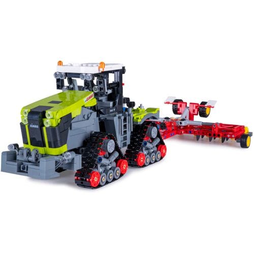 Jamara Constructiespeelgoed - 402856 - CaDA Bricks - Claas Xerion 5000 Trac TS - Zware landbouwtractor Bouwstenen set - 1:32