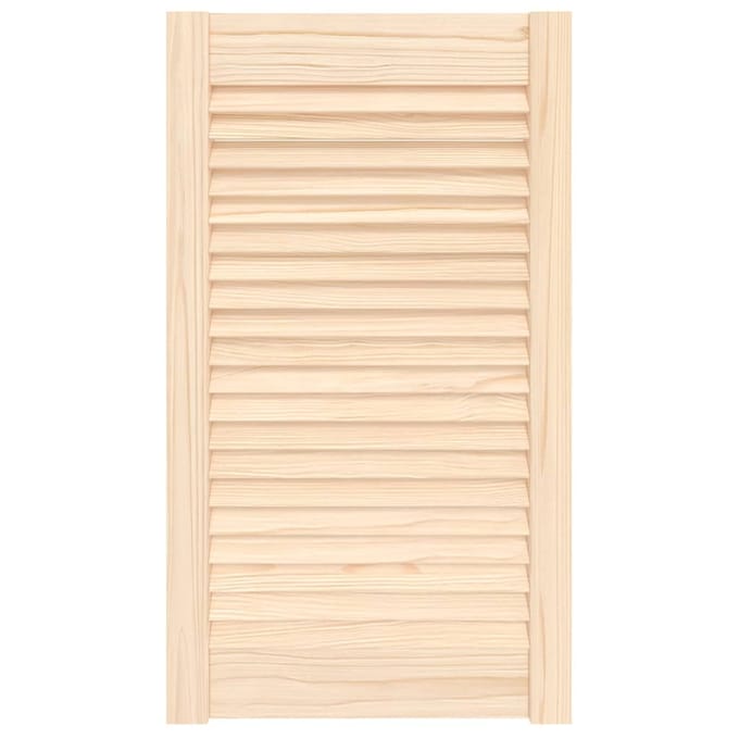 vidaXL - Kastdeur - met - lamellen - 69x39,4 - cm - massief - grenenhout