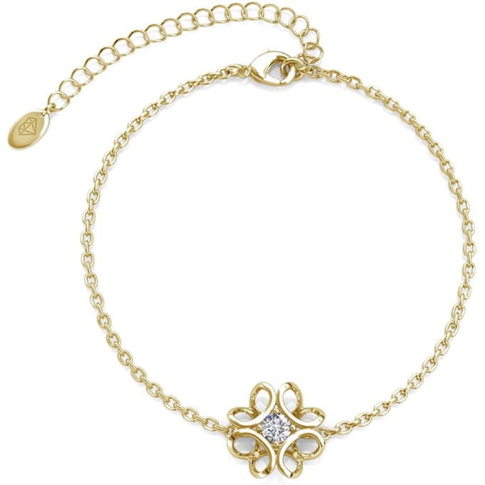 Narcissenarmbanden - Goud en kristal
