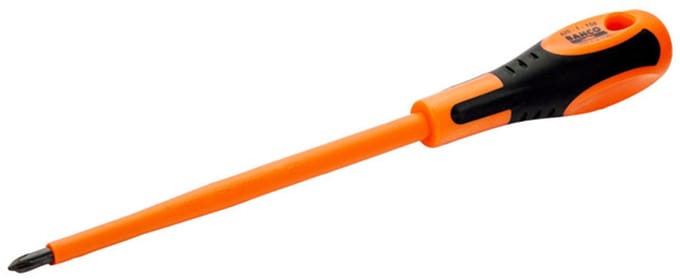 Bahco Insulated Phillips Screwdriver With Multi-component Ph2x175 Mm Handvat Oranje