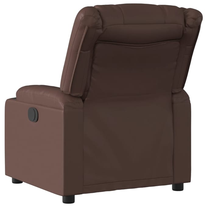 vidaXL - Fauteuil - verstelbaar - kunstleer - bruin