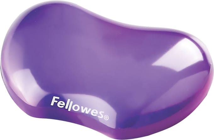 Fellowes Crystal Gel Polssteun voor Muis | Ergonomische Gel Polssteun |