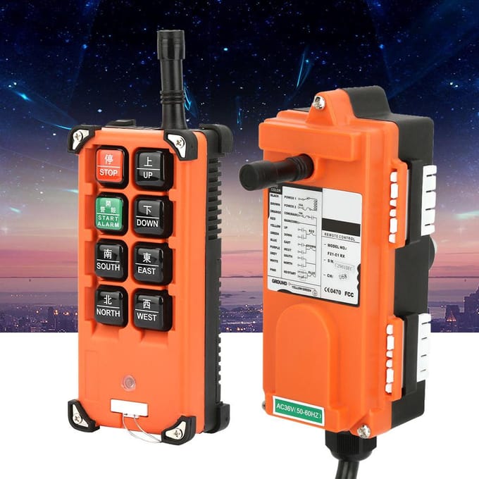 380V Industriële Radio Draadloze Afstandsbediening Zender&Ontvanger F21E1B