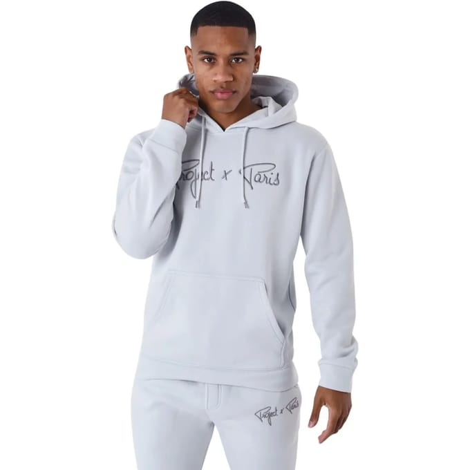 Hoodie met geborduurd logo Project X Paris