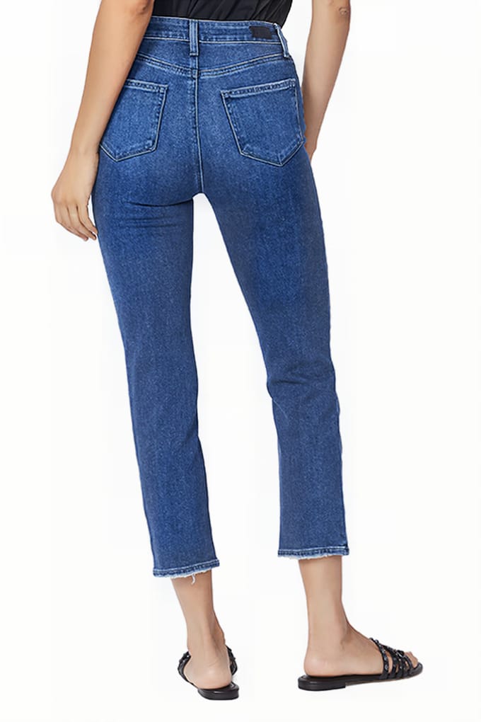 PAIGE Sarah Slim Crop Stargaze Distressed Größe: W24 | Slim Jeans Outlet | Damen