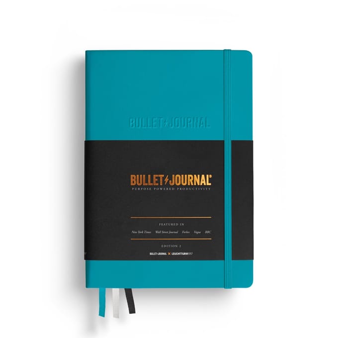 Leuchtturm bullet journal medium turquoise 120 grams 145x210mm