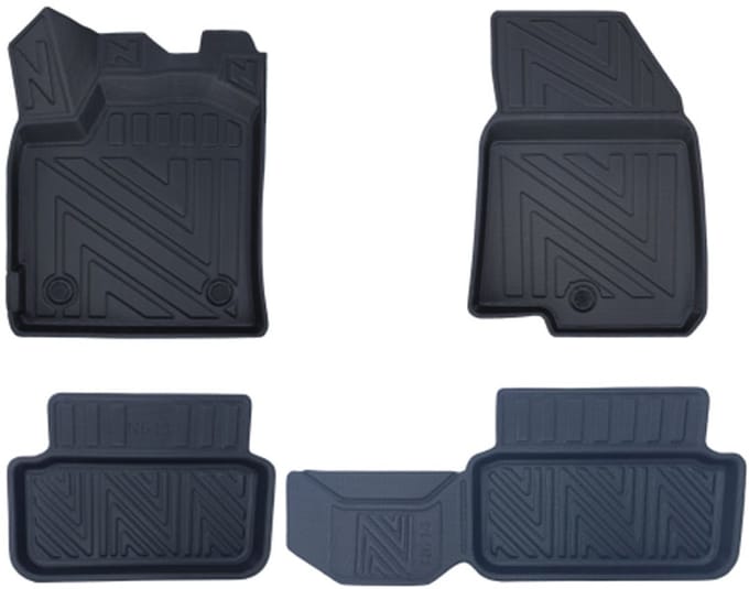 Rubbermatten Dacia Sandero / Stepway 2021-heden (complete set) - Premium carbonlook