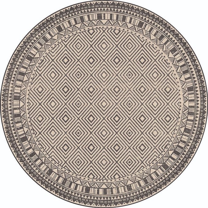 MD Entree - Vloerkleed - Smuq - Stockholm - 100 cm Ø