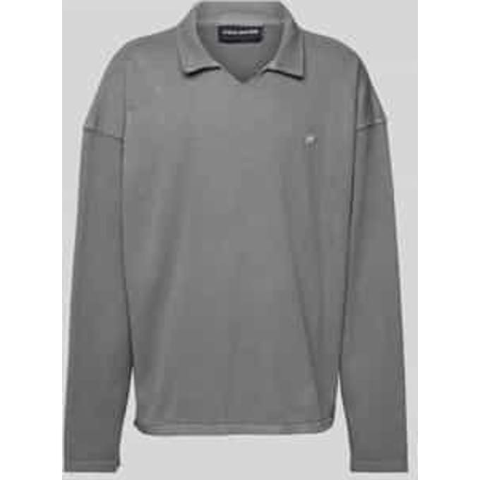 Shirt met lange mouwen en V-hals