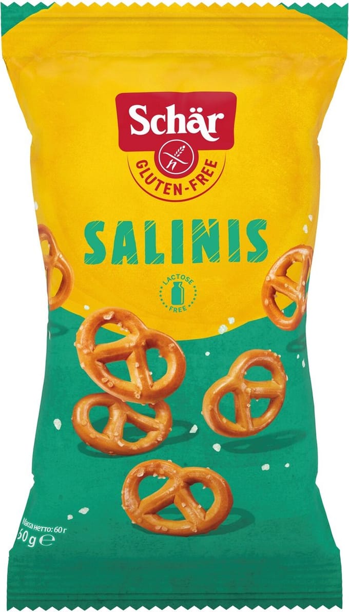10x Schar Salines Glutenvrij 60 gr