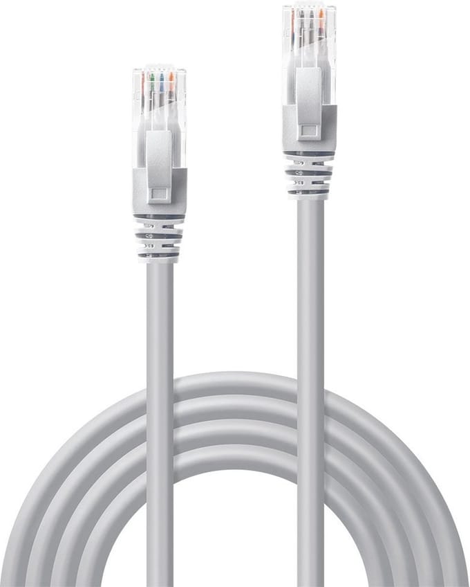 Vizyon Internetkabel - Patchkabel - UTP CAT6 - 2M - RJ45 Connectoren - Grijs