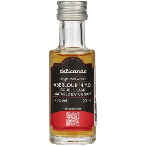 Aberlour 14 Years Old DOUBLE CASK MATURED Batch 0007 40% Vol. 0,02l