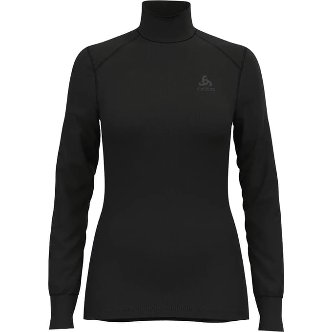 ODLO Active Warm Col Thermoshirt Dames - Zwart - Maat M