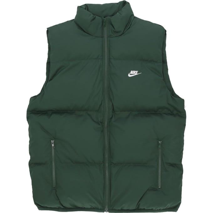 Club Puffer Vest Mouwloos donsjack voor heren Fir/wit