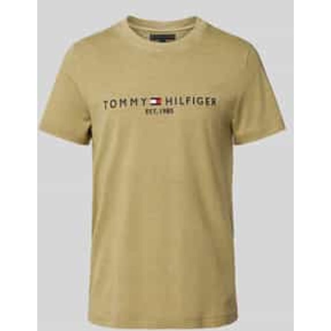 T-shirt met labelstitching