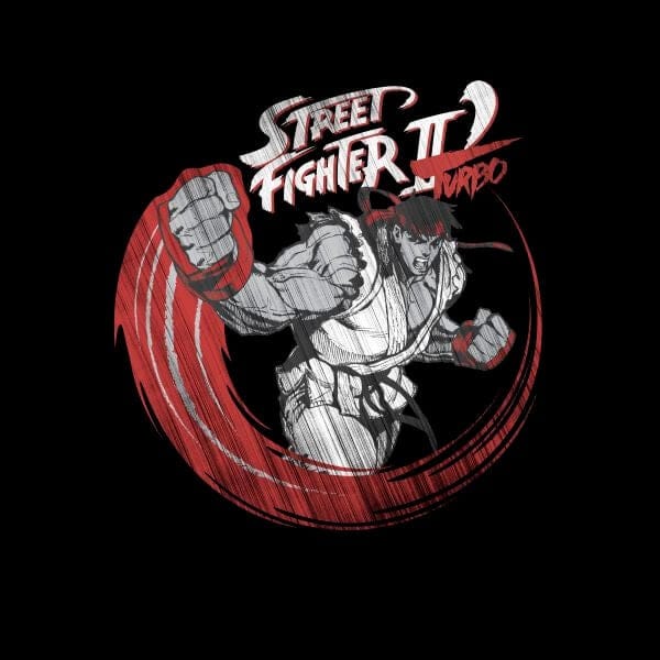 Street Fighter RYU Sketch Women's T-Shirt - Black - M