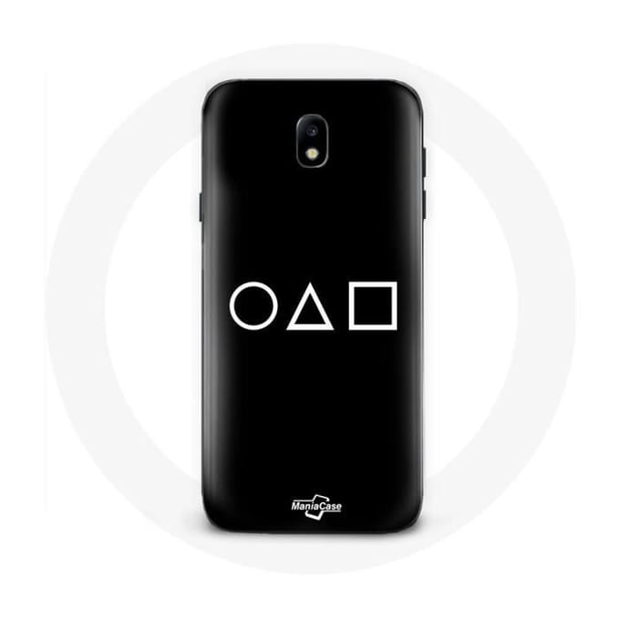 Coque - Samsung - Galaxy J3 2017 - Souple - Protection - Noir - Squid Game noir