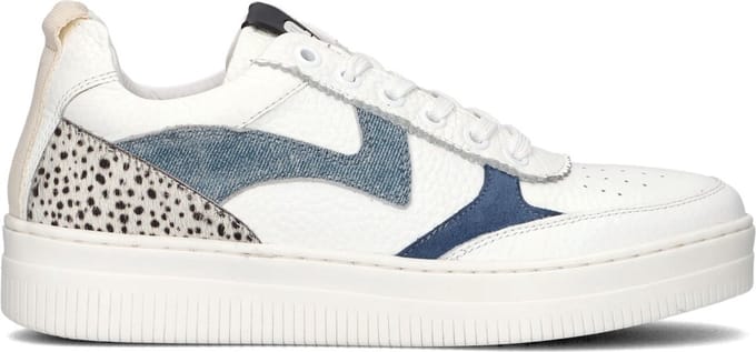 Maruti - Mave Sneakers Blauw - White - Blue - Denim - Pixel O - 36