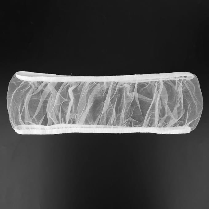 Accessoire Cage à Oiseaux Lavable en Machine Housse en Tissu Filet Aéré Pare-Graines (blanc)Petit S white