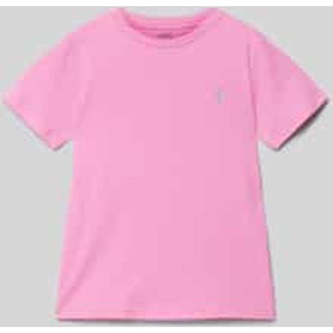 T-shirt met logostitching