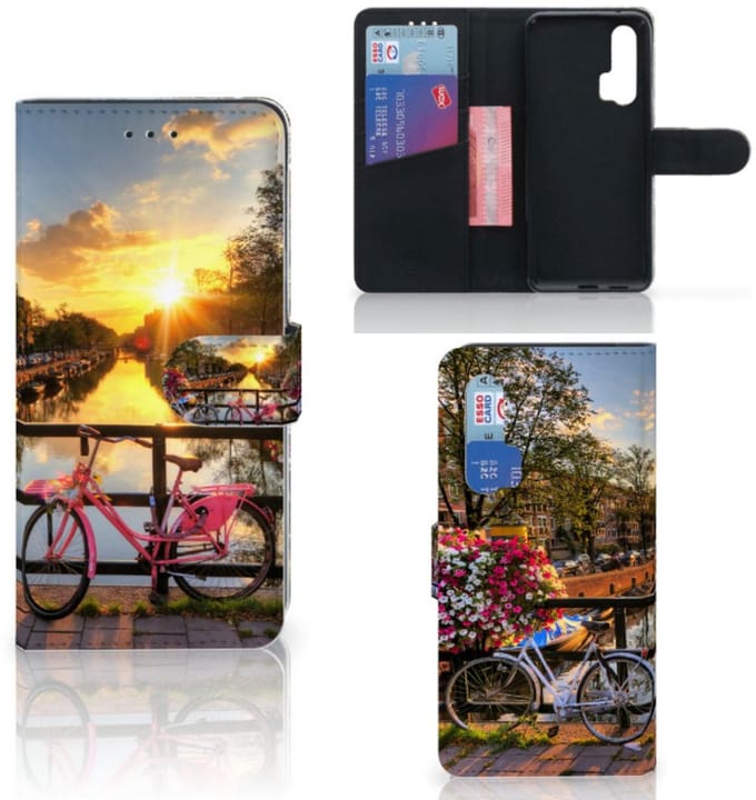 Honor 20 Pro Flip Cover Amsterdamse Grachten