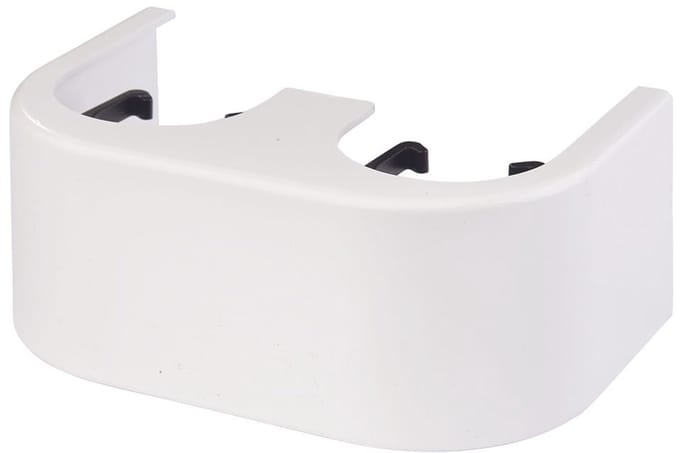 Flamco Designafdekking haanblok Hoek kunststof wit, F10094