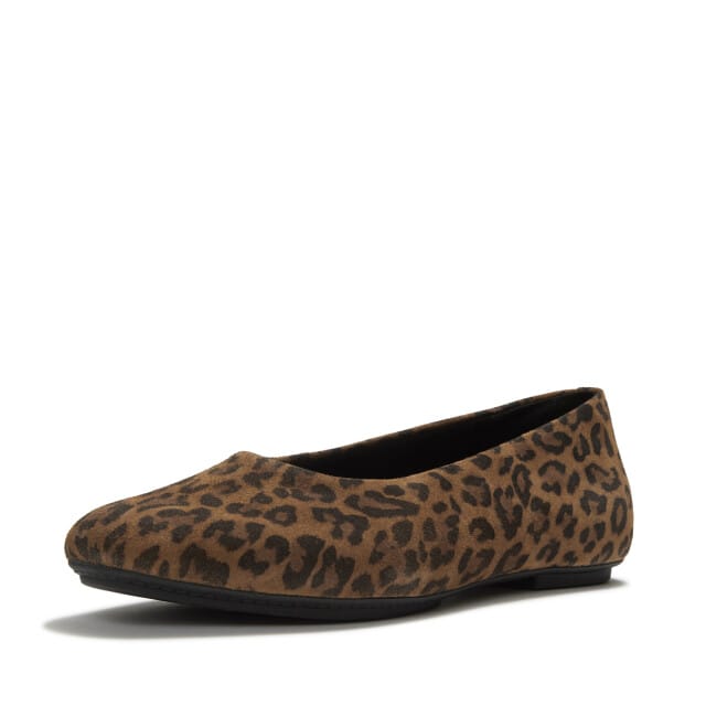 Fitflop Delicato Suede Leopard Ballerina´s EU 36 Vrouw
