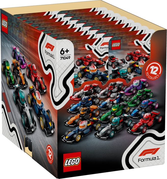 LEGO F1 raceauto collectibles - Complete doos - 36 stuks - 71049
