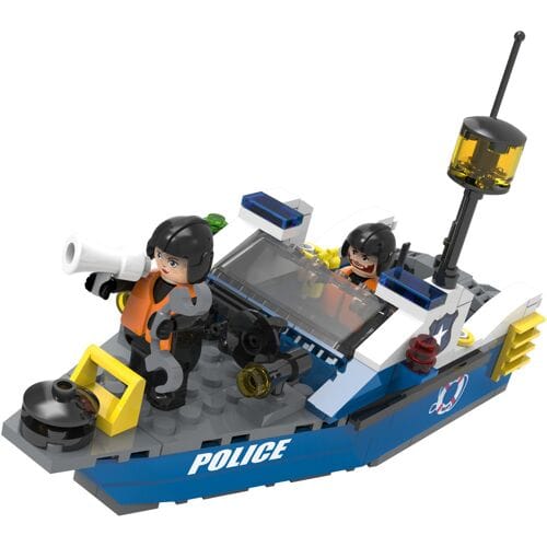 PLAYTIVE CLIPPYS Bouwstenenset S (Politieboot)