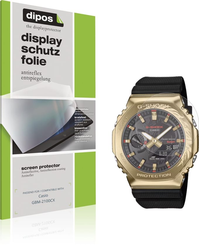 dipos – 6x Matte Beschermfolie geschikt voor Casio GBM-2100CX | Krasbestendige & antireflecterende Screenprotector Ultra-Thin