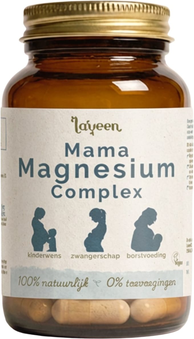 Laveen Mama Magnesium Complex - bevat Vitamine D3 & K2 - met Magnesium & Calcium - Vegan - 100% natuurlijk