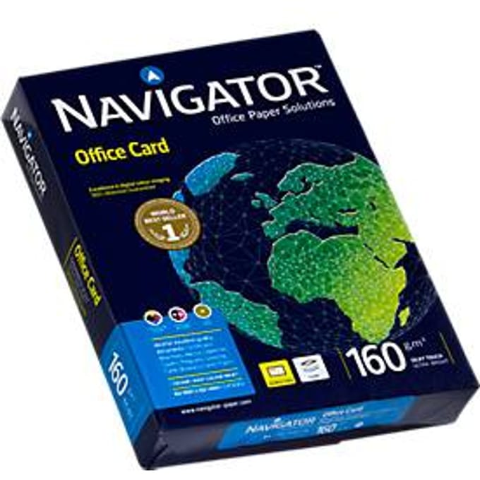 Navigator Office Card, A4, 160 g/m², helderwit, 1 pak = 250 vellen