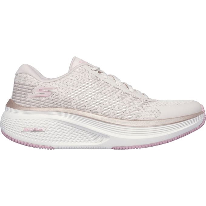 Skechers Performance GO RUN Elevate 2.0 Textiel Dames Natuur/Roze Trainers